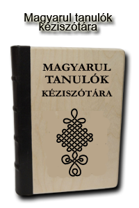 Magyarul tanulók kéziszótára díszkötésben